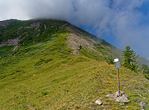 Il valico della Porta del Chiot.