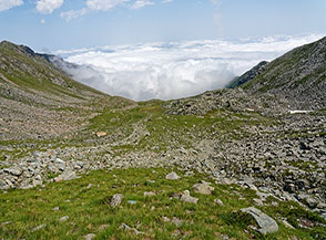 Affaccio sulla conca di Pian Real.