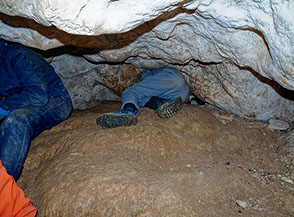 &ldquo;Lato B&ldquo; (al termine della lunga strettoia che bisogna passare per accedere alla Grotta dei Cinque Laghi).