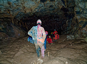 Grande scivolo fangoso nel Ramo Fossile.
