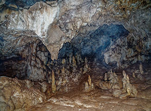 Uno scorcio della Sala Orthoceras nel Ramo dei Laghi.