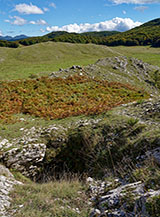 Inghiottitoio superiore della Grotta di Campo Braca.