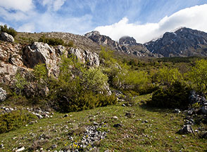 Primi passi in Valle Lama.