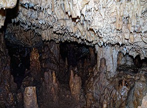 Verso la Sala del Guanio (Pozzi della Piana).
