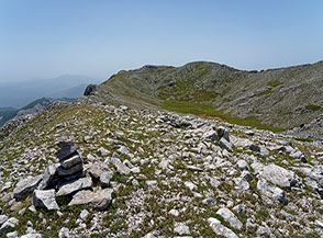 Ometto di cima sulla Punta dell&rsquo;Acqua che suona.