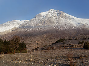 Alla partenza sul Valico della Difensola alle pendici del Monte Cafornia.
