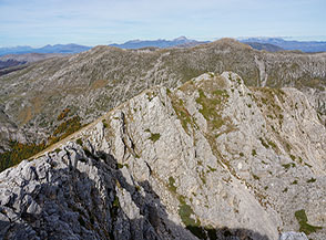 La Cresta Nord-Est del Monte Sevice.