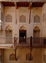 Facciata interna del Jabreen Castle.