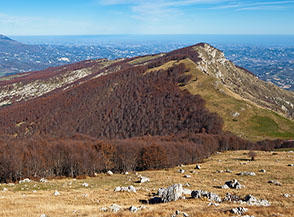 Dalla cresta dell&rsquo;Arapietra vista verso Cima Alta.