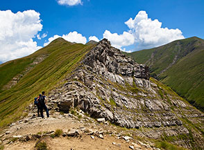 Sulla Cresta Ovest del Gorzano.