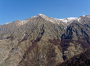 Cima Lepri ripresa da sud.