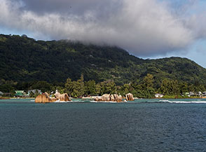 La Passe sulla costa occidentale di La Digue.