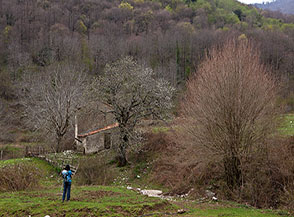Scorcio ai margini del Piano della Fonte in Valle Soprana.