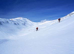 Alto Vallone della Meta, salendo a Passo Monaci.