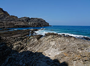 Vista sugli scogli di Capo Falcone a Stintino.