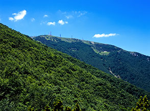 La Maielletta vista dal Monte la Rapina.