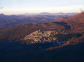 Pereto al tramonto.