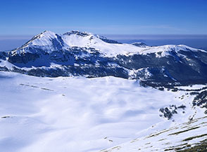 Dalla Torricella panorama verso il Morrone.