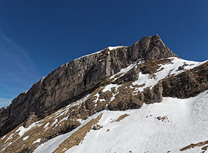 Sotto il Cimone di Santa Colomba, Parete Ovest.