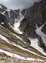 La Valle dell&rsquo;Inferno vista dal Sentiero Geologico.