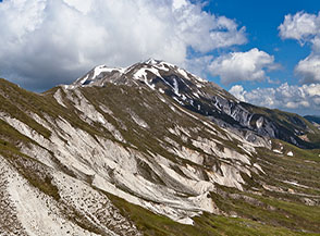 Vista sul Brancastello dal Vado di Corno.