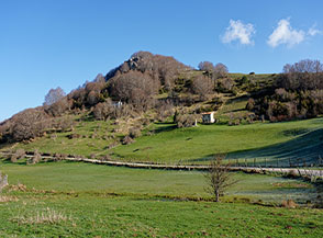 Primo mattino sui prati di Rocca Dorisio.