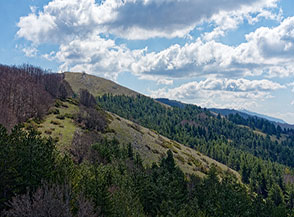 Uno sguardo alla cresta da percorrere dalla Forcella di Rascino.