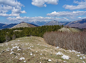 Scorcio sulla Cresta Nord-Ovest del Monte di Crespiola.