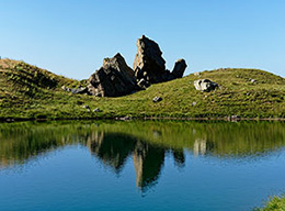 Lago la Manica e Punta Cristalliera
