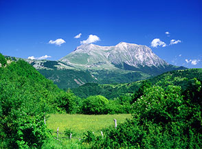 Il Monte Vettore visto da Poggio d&rsquo;Api.