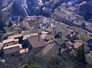 I tetti di Petrella Salto.