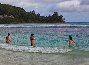 Bagno a Baie Lazare.