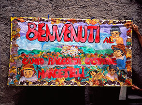 Benvenuto al Campo di Raccolta castagne OMG di Marcetelli (by Cecilia).