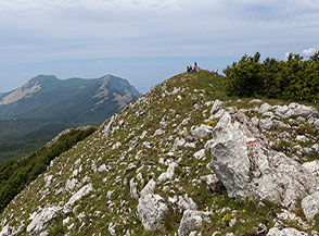 Sosat in cima al Monte Panormo.