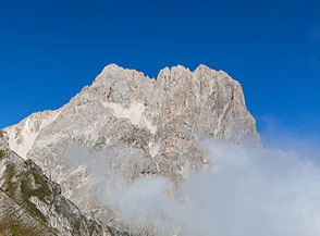Sua maest&agrave; il Corno Grande (dalla Cresta Est del Monte Aquila).