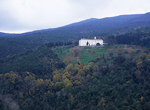 Il Convento dei Padri Passionisti su Monte Argentario.
