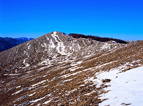 Il Monte Romanella visto da sud.