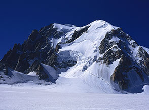 Il Mont Blanc du Tucul visto da nord-est.