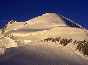Il Monte Bianco dal Colle della Brenva.