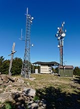 Le grandi antenne del Monte Botte Donato.