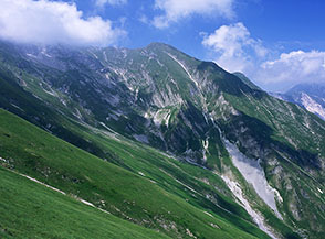 Il Vallone e Pizzo San Gabriele dalla Cresta delle Fienare.