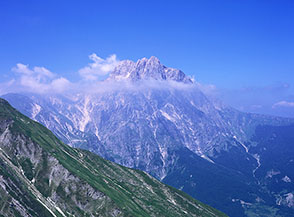 Il Corno Grande visto dalla Cresta Nord del Monte Brancastello.