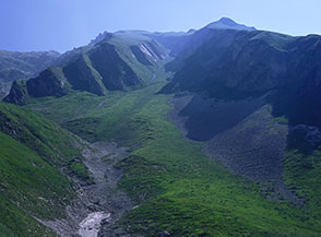 Il Vallone all&rsquo;uscita della &ldquo;direttissima&rdquo; di Pizzo San Gabriele.