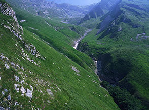 Panoramica sul Vallone di San Gabriele.