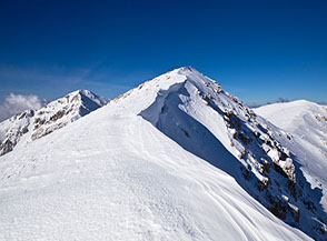 L&rsquo;ultimissimo tratto di Cresta Sud per la cima del Cafornia.