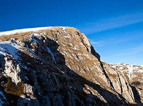 Cimata Selva del Coco vista da sud.