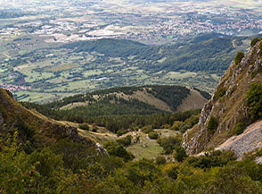 Vista a valle dall&rsquo;imbocco del Canalino.
