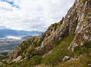 Scorcio sull&rsquo;inizio della Cresta Sud-orientale del Velino.