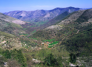Da Forcella Buana la vista pu&ograve; percorrere l&rsquo;intera valle omonima.