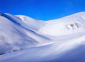 Un soffice manto di neve ricopre Valle Grande.